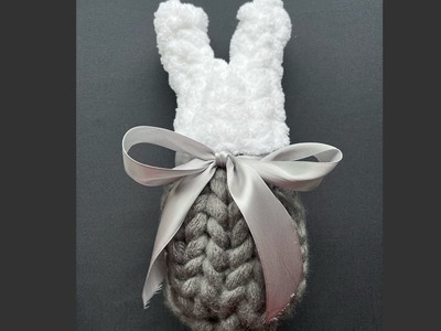Hand Knit Small Bunny