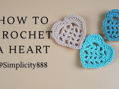 ❤️How to Crochet A Heart for Valentine's Day