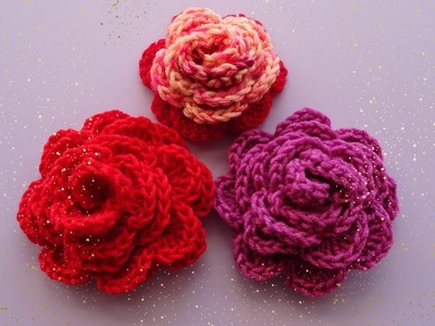How to Crochet a Rose | Crochet a 3D Rose | Crochet Flower