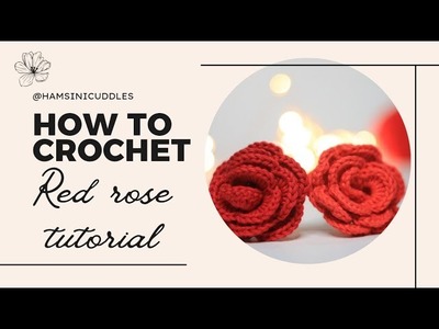 How to crochet a simple flower I Easy crochet flower tutorial for beginners