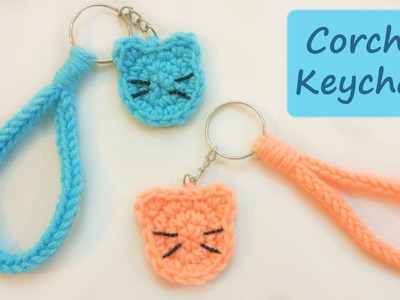 How to Crochet Cat Keychain| Beginners Crochet Tutorials | Lemon Crochet
