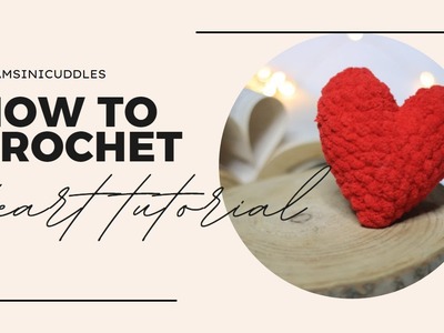 HOW TO CROCHET CLASSIC HEART KEYCHAIN || Beginner Pattern and Tutorial