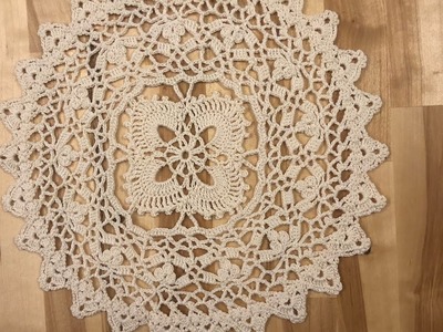 ????HOW TO CROCHET COLLAR OR DOILY WITH SAME PATTERN????PART 2
