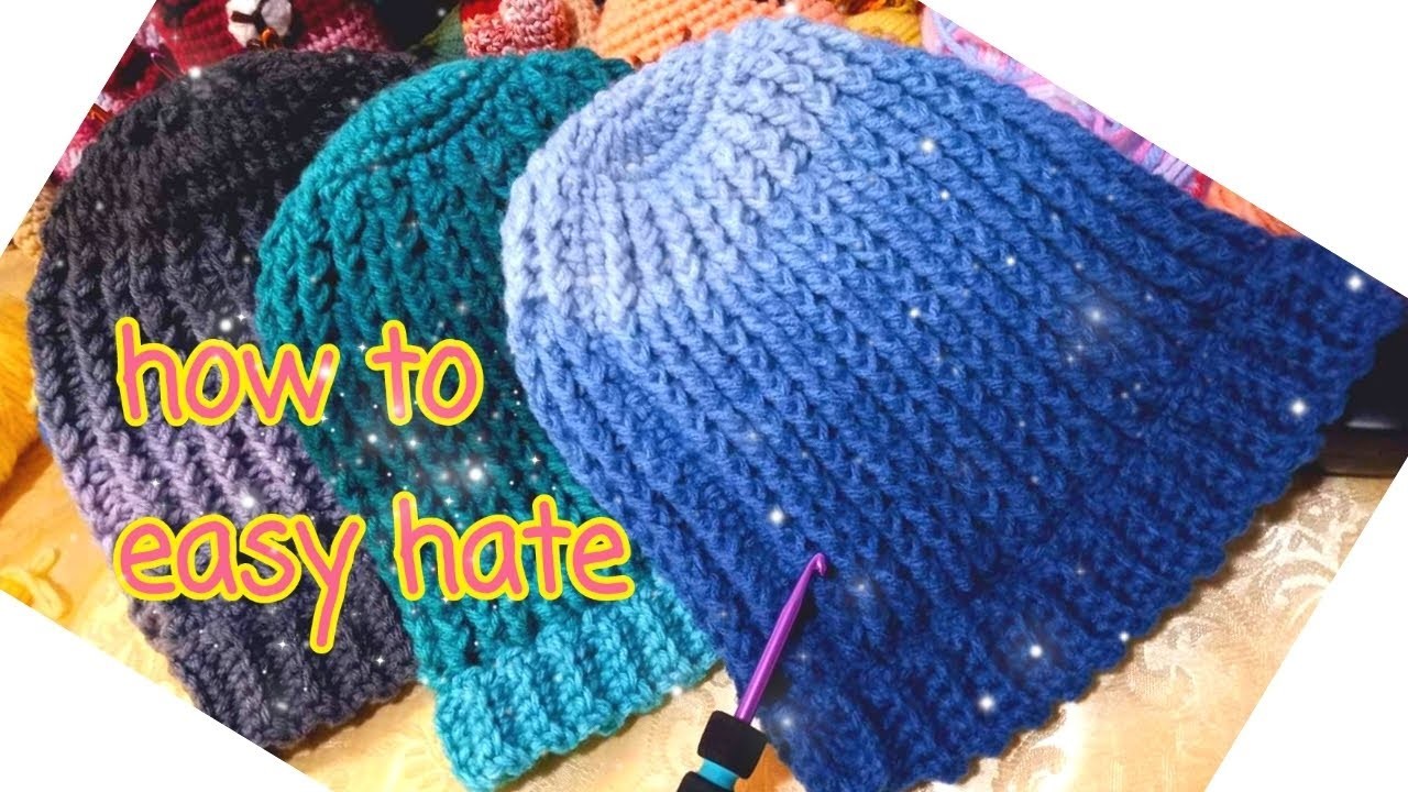 How to crochet. easy crochet. hate