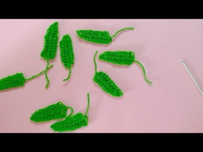 How to Crochet Leaf : Quick and Easy for Beginners