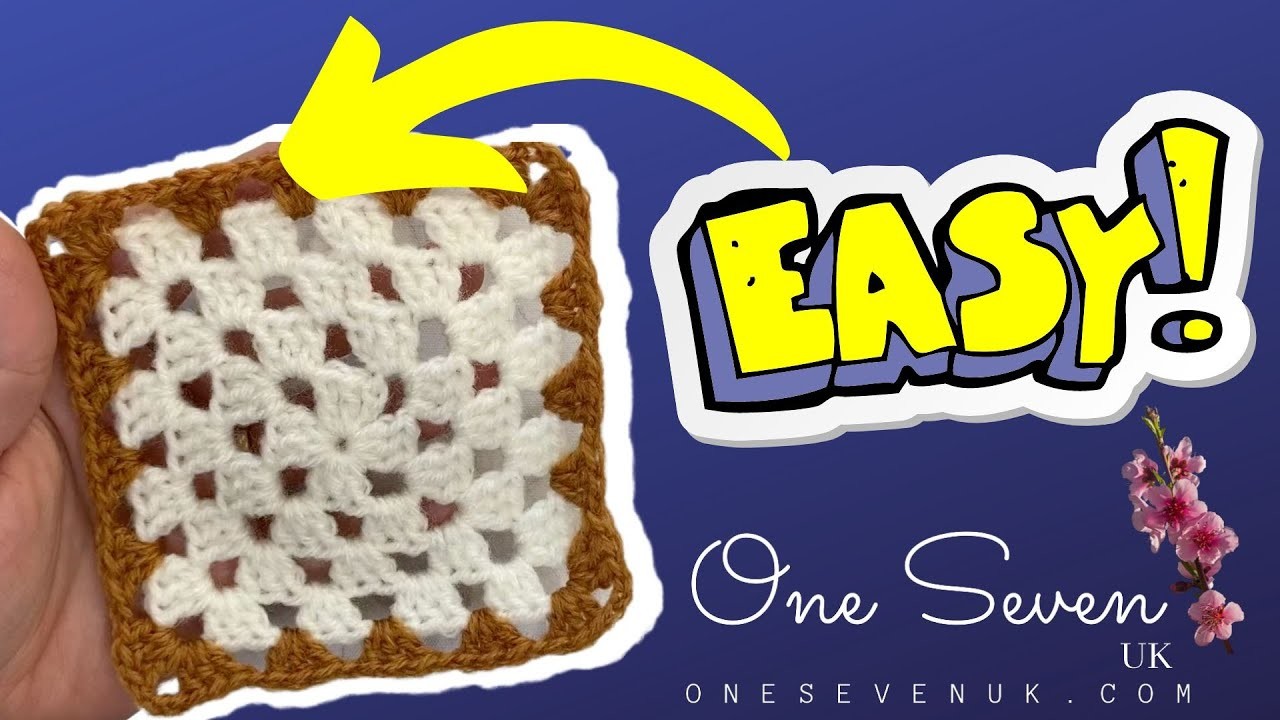 ???? HOW TO MAKE A CROCHET GRANNY SQUARE (EASY)