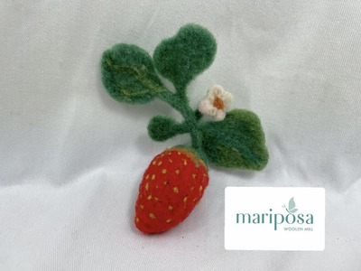 Mariposa Woolen Mill Strawberry Needle Felting Video