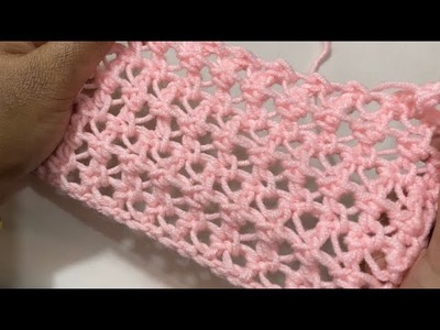 ????new look of single crochet patterns #beautifulpattern #beautifulknitting #tutorialforbeginner