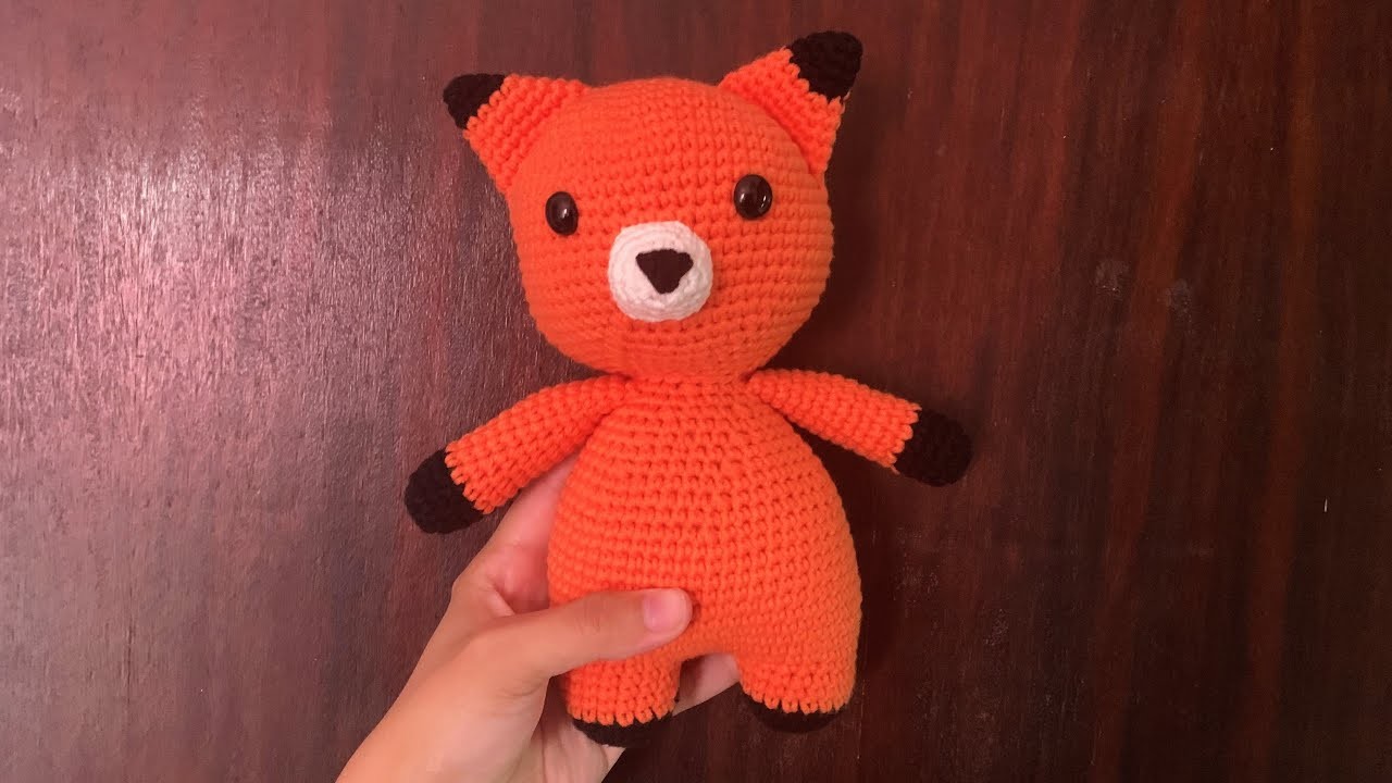 ORANGE FOX | PART 1 | HOW TO CROCHET | LEGS AND BODY | RAPOSA LARANJA | PERNAS E CORPO | TUTORIAL