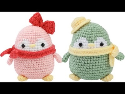 Penguin-5：How to crochet Penguin's hat？