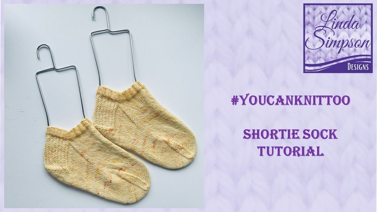 Shortie Sock Tutorial #youcanknittoo