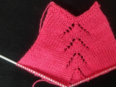 Stitches Increasing Method in Top to Down Sweater Raglan Knitting Design #143