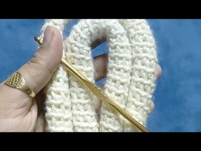 Super Easy Crochet Bag Handle, Cord, Belt. How to Crochet a Spiral Rope
