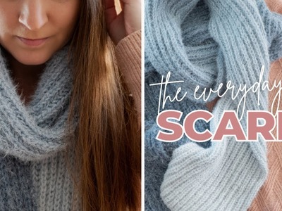This Is The ONLY Scarf You Need - The Everyday Knit Scarf