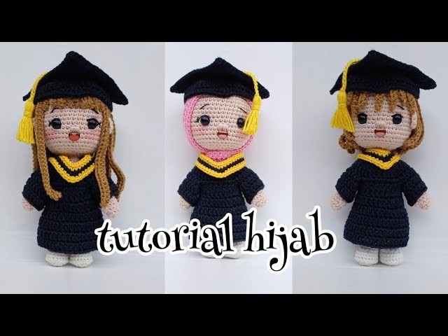 Tutorial hijab doll. how to crochet.diy