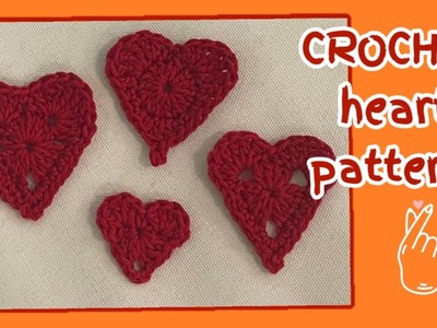 ???? Valentines day crochet heart: how to crochet a heart for beginners step by step: 4 easy patterns