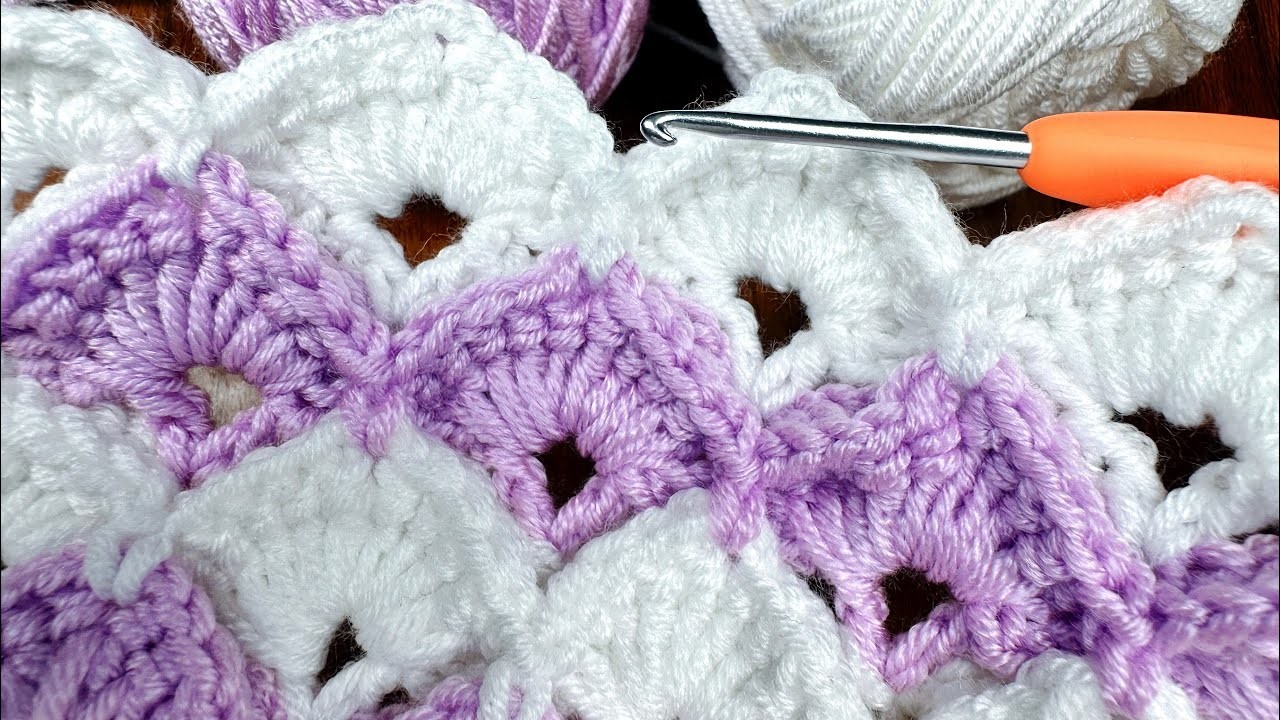 ????Wonderful! crochet knit blanket pattern. how to crochet for beginners. how to crochet