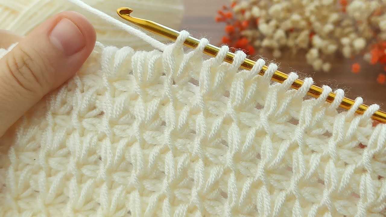 Wow????????Very easy Tunisian crochet baby blanket online tutorial for beginners #crochet #tunisiancrochet