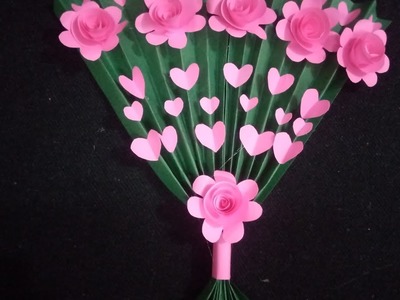 2 DIY Paper Flower Bouquet Gift Idea. How to make flower bouquet ???? at home. Diy paper bouquet