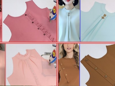 4 Sewing Tips Collar Neck Design | Technique Sewing For Beginner