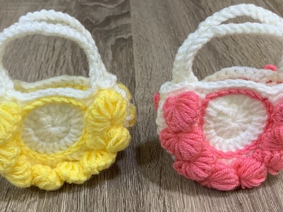 Beautiful  Crochet mini Purse canta