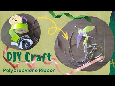 Create a Whimsical Bird from Polypropylene Ribbon - DIY Crafts