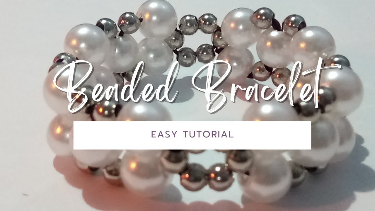 DIY Beaded Fashion Bracelet II Easy Tutorial II Coookie_Ash