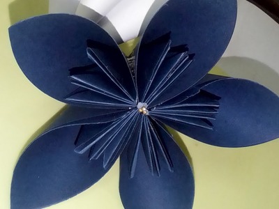 DIY | Beautiful Origami Kusudama Flower|Paper Origami flower #diycrafts #diy #origami #origamicraft