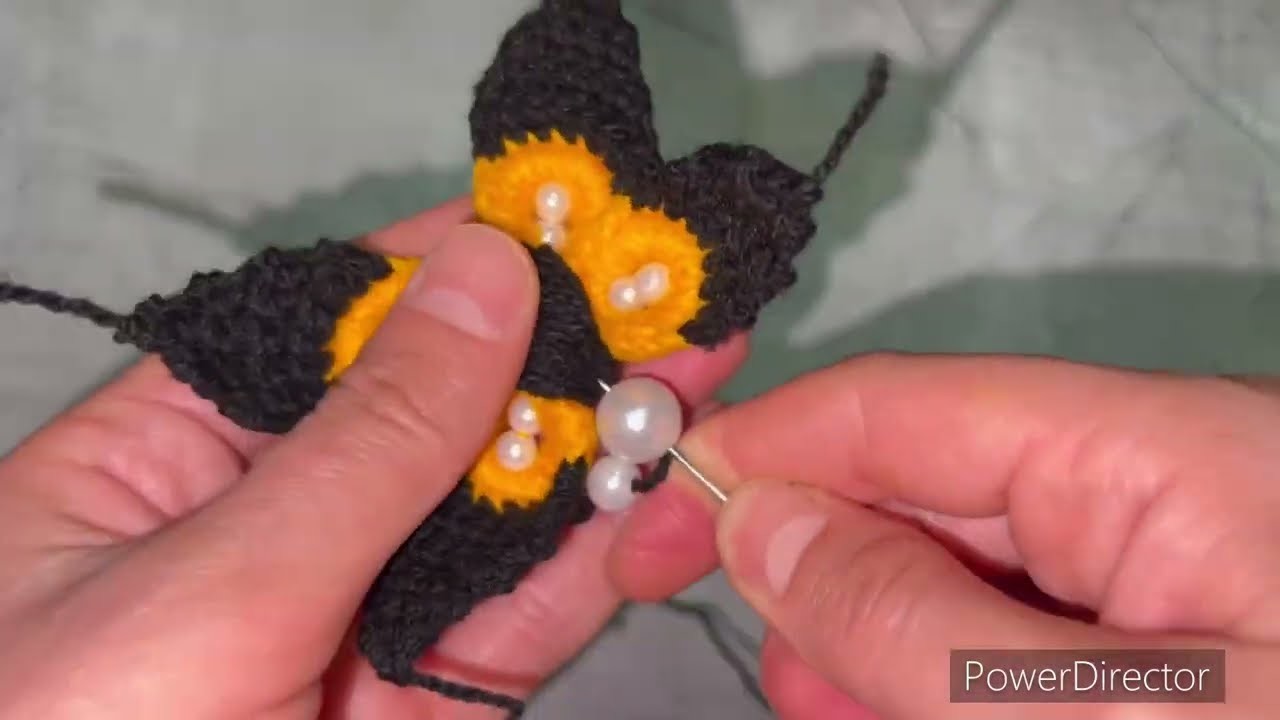 Diy making  a wonderful woolen butterfly. #crochet