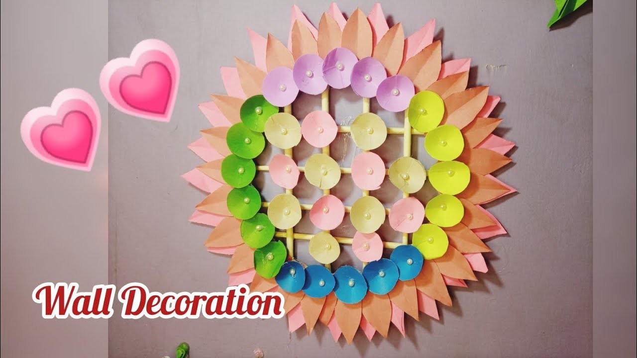 DIY paper craft | wall decoration | room wall decor |