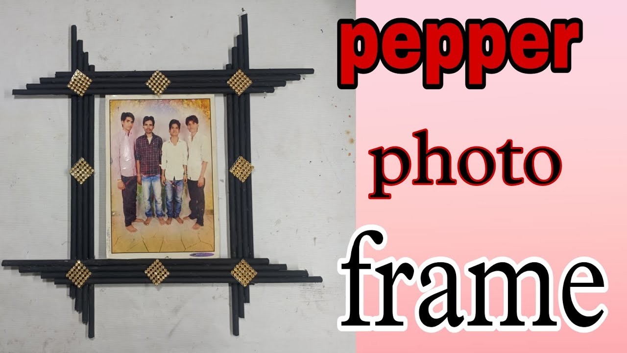 DIY paper photo frame