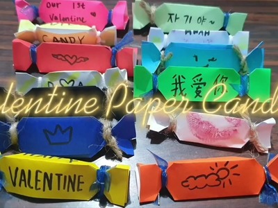 [DIY] Valentine Paper Candy Gift Box