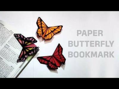 Easy Origami Butterfly Bookmark Corner| DIY | How to make an easy paper Butterfly| Vedashree Arts