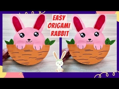 EASY ORIGAMI RABBIT STEP BY STEP | EASY PAPER RABBIT | DIY-PAPER RABBIT CRAFT