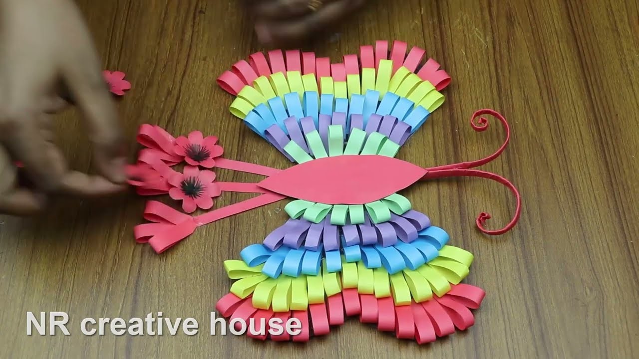 Handmade Paper Toy Butterfly | How To Make Paper Butterfly Easy - DIY Paper Craft Ideas