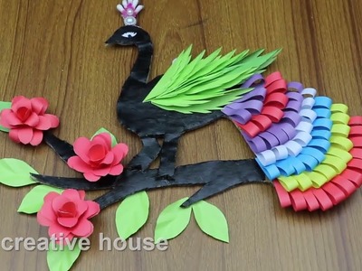 Handmade Paper Toy Peacock - DIY Paper Craft Ideas - Handmade Origami