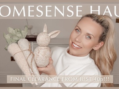 HOMESENSE HAUL *from only 40p* Final Clearance Finds, Easter home decor & TKMaxx Fashion Try On