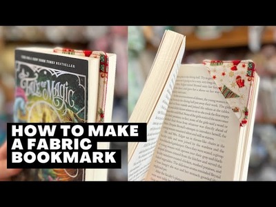 HOW TO MAKE A FABRIC BOOKMARK ????