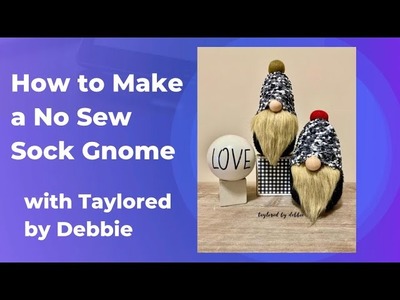 How to Make a No Sew Sock Gnome