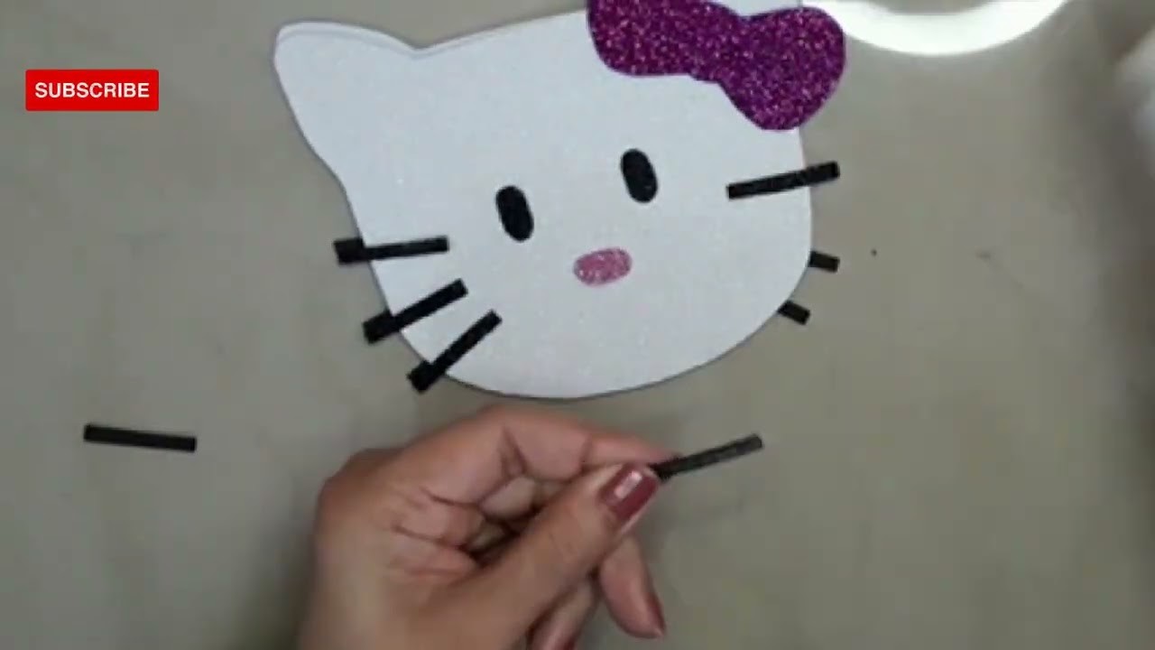 HOW TO MAKE HELLO KITTY PURSE | MJ CRAFTS DIY | GLITTERFOAM CRAFTS