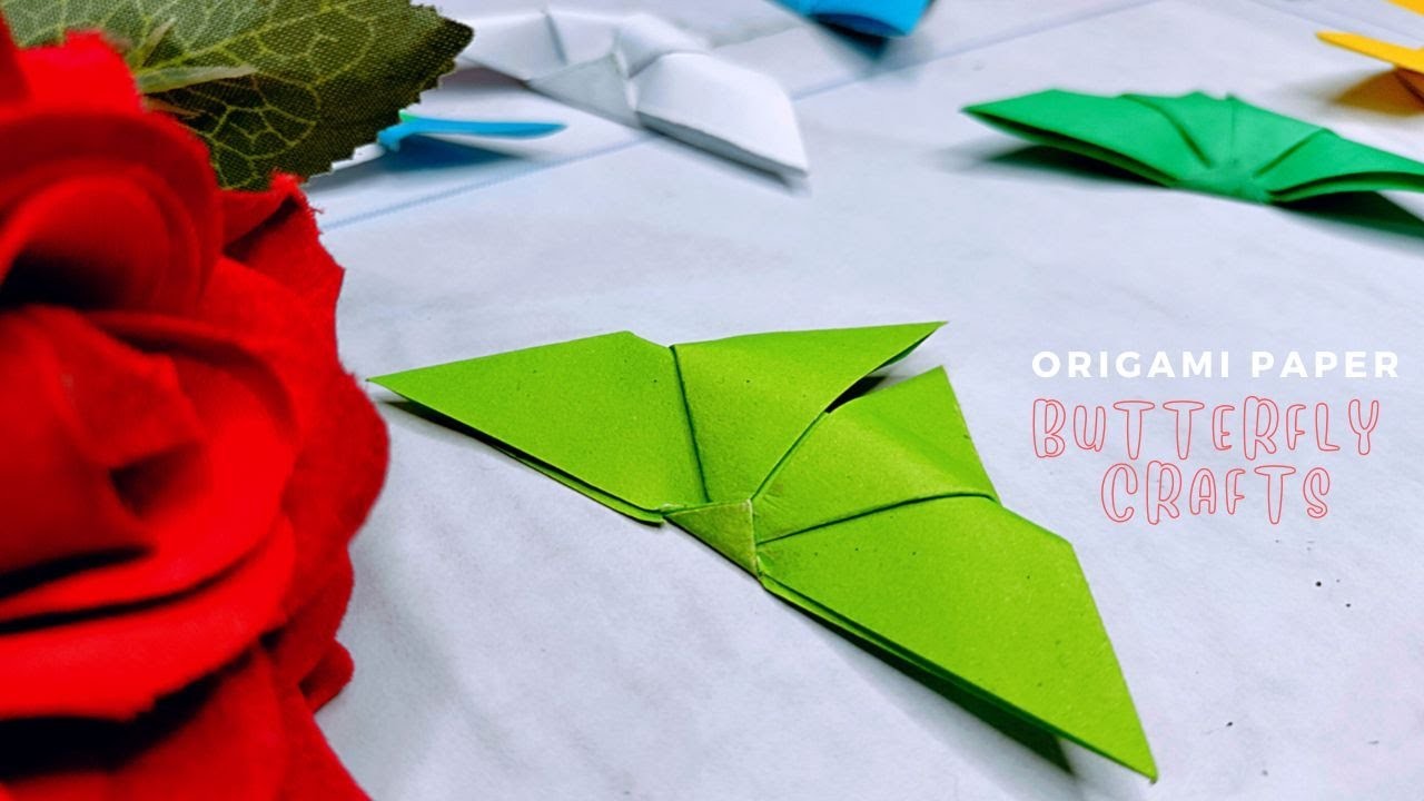 How to make Origami paper butterflies ||  Easy craft  DIY crafts