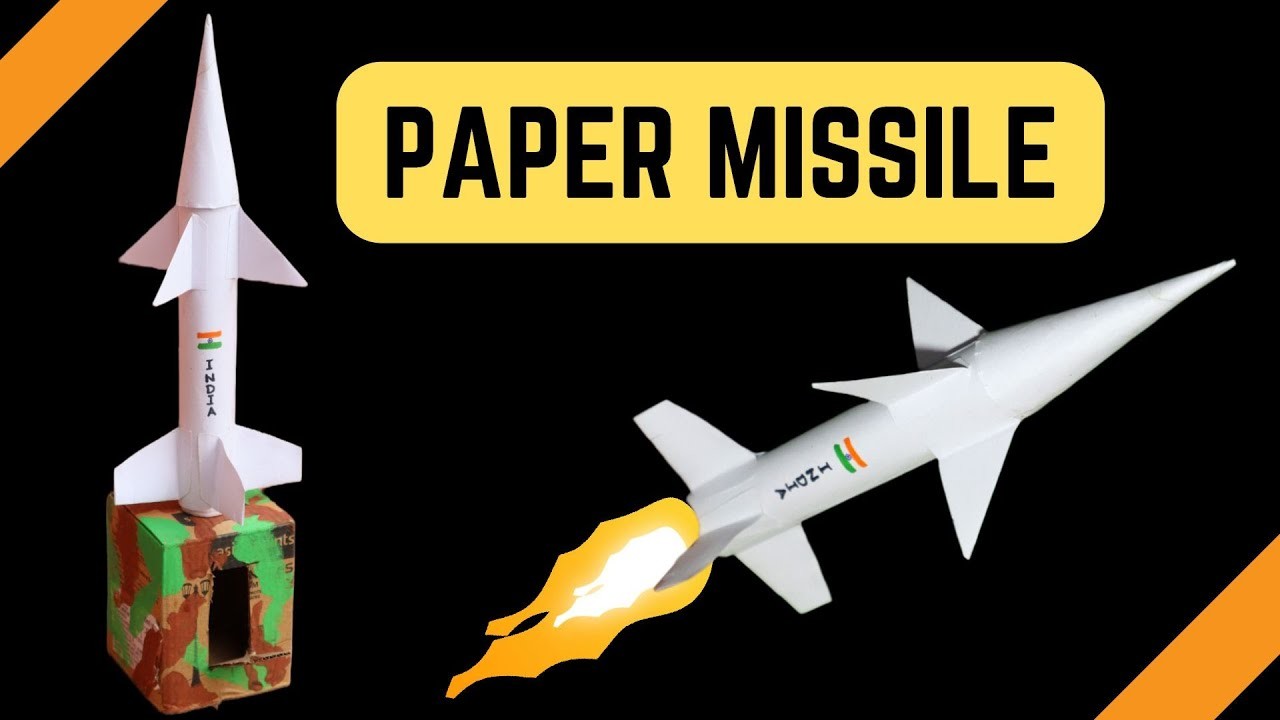 HOW TO MAKE PAPER MISSILE || @thefaujicrafts