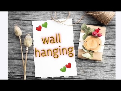 How to make wall hanging with paper||Make wall hanging step by step||art and craft||DIY paper ideas