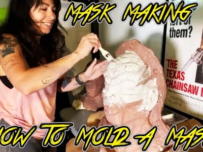 How to make your own Latex Halloween Mask Part 3 - How to Mold A Mask!