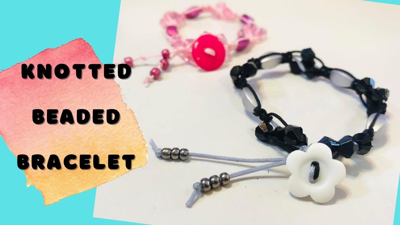 Knotted Beaded Bracelet DIY