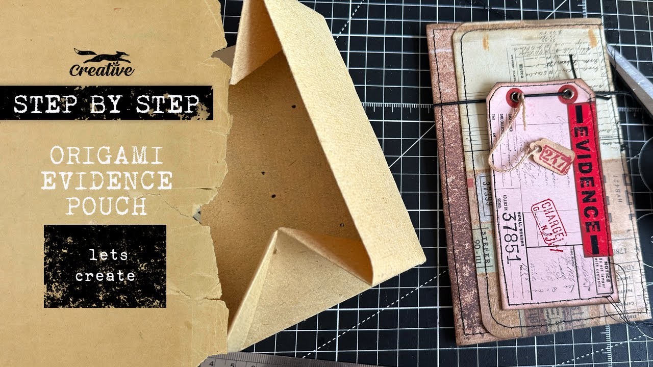 Lets Create: Step-by-Step Origami Evidence Pouch