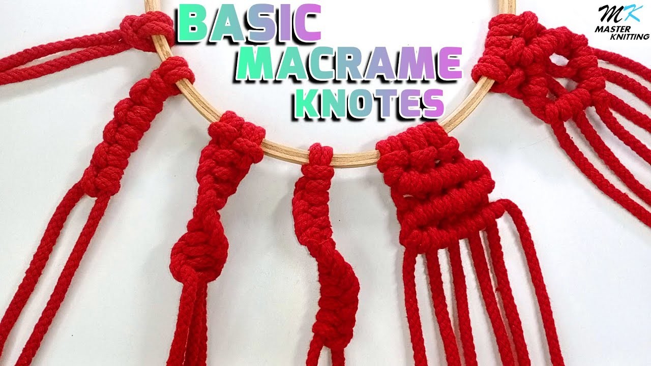 Macrame basic knotes | For beginners