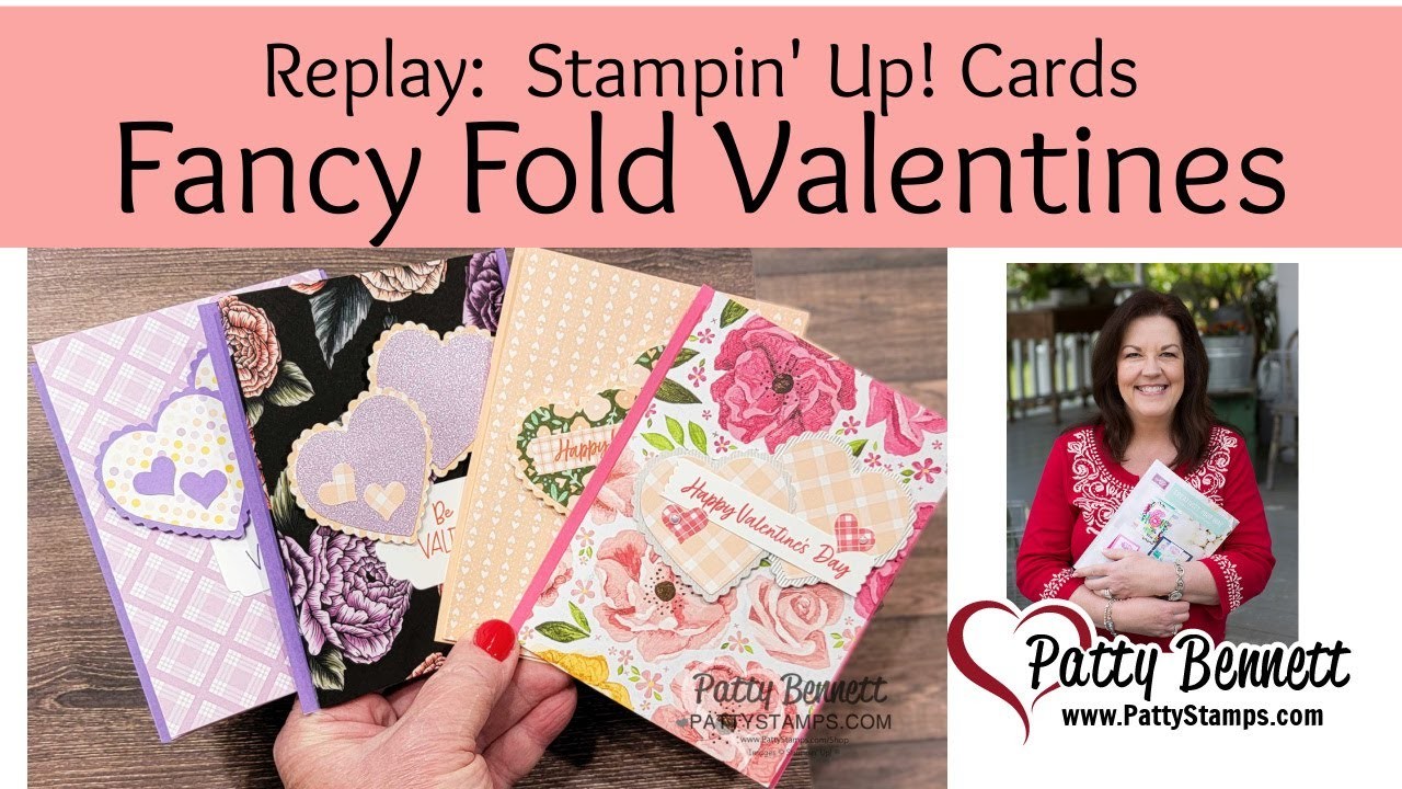 Make a Fancy Fold Valentine Card with me!