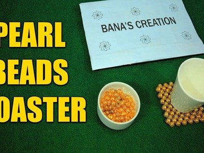 Make Easy Handmade Gifts (2023) | Pearl Beads Coaster | 5 minute crafts | HOMEMADE STUFF |