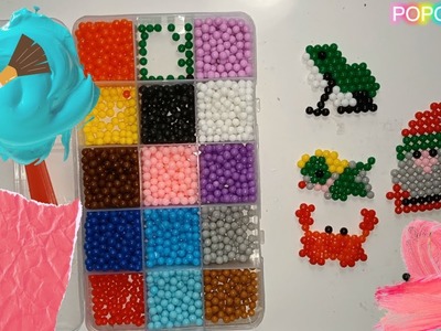 Make Frog Water AquaBeads - DIY Water Spray Magic Beads kit - Aquabead Beginner - How to